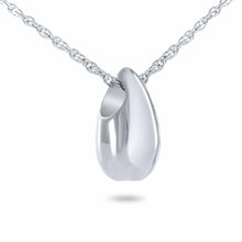 Load image into Gallery viewer, Teardrop Stainless Steel Pendant/Necklace Funeral Cremation Urn for Ashes

