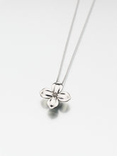 Load image into Gallery viewer, Sterling Silver Dogwood Blossom Memorial Jewelry Pendant Funeral Cremation Urn
