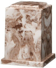 Load image into Gallery viewer, Large 225 Cubic Inch Windsor Elite Cafe Cultured Marble Cremation Urn for Ashes
