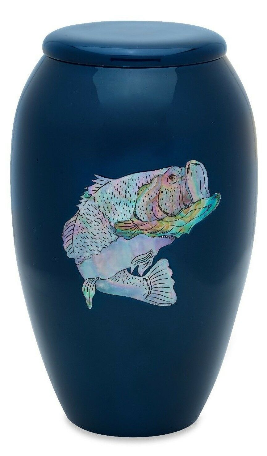 Fisherman Bass 210 Cubic Inches Large/Adult Funeral Cremation Urn for Ashes
