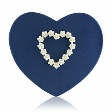 Load image into Gallery viewer, Large/Adult 240 Cubic Inches Blue Heart Paper Funeral Cremation Urn for Ashes
