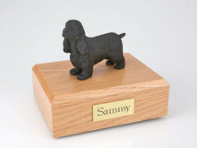 Load image into Gallery viewer, English Cocker Pet Funeral Cremation Urn Avail. in 3 Different Colors &amp; 4 Sizes
