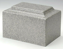 Load image into Gallery viewer, Classic Granite Gray 100 Cubic Inches Cremation Urn For Ashes, TSA Approved
