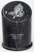 Load image into Gallery viewer, Large/Adult 230 Cubic Inches Black Crown Natural Marble Urn for Cremation Ashes
