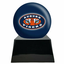Load image into Gallery viewer, Large/Adult 200 Cubic Inch Auburn Tigers Metal Ball on Cremation Urn Base
