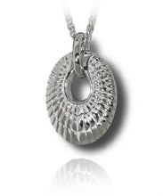 Load image into Gallery viewer, Sterling Silver Egyptian Wings Funeral Cremation Urn Pendant for Ashes w/Chain
