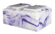 Load image into Gallery viewer, XL Companion Funeral Cremation Urn For Ashes Cultured Onyx Tuscany Purple
