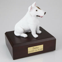 Load image into Gallery viewer, Bull Terrier Pet Funeral Cremation Urn Available in 3 Different Colors &amp; 4 Sizes

