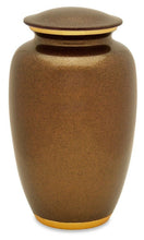 Load image into Gallery viewer, Gold 210 Cubic Inches Large/Adult Funeral Cremation Urn for Ashes
