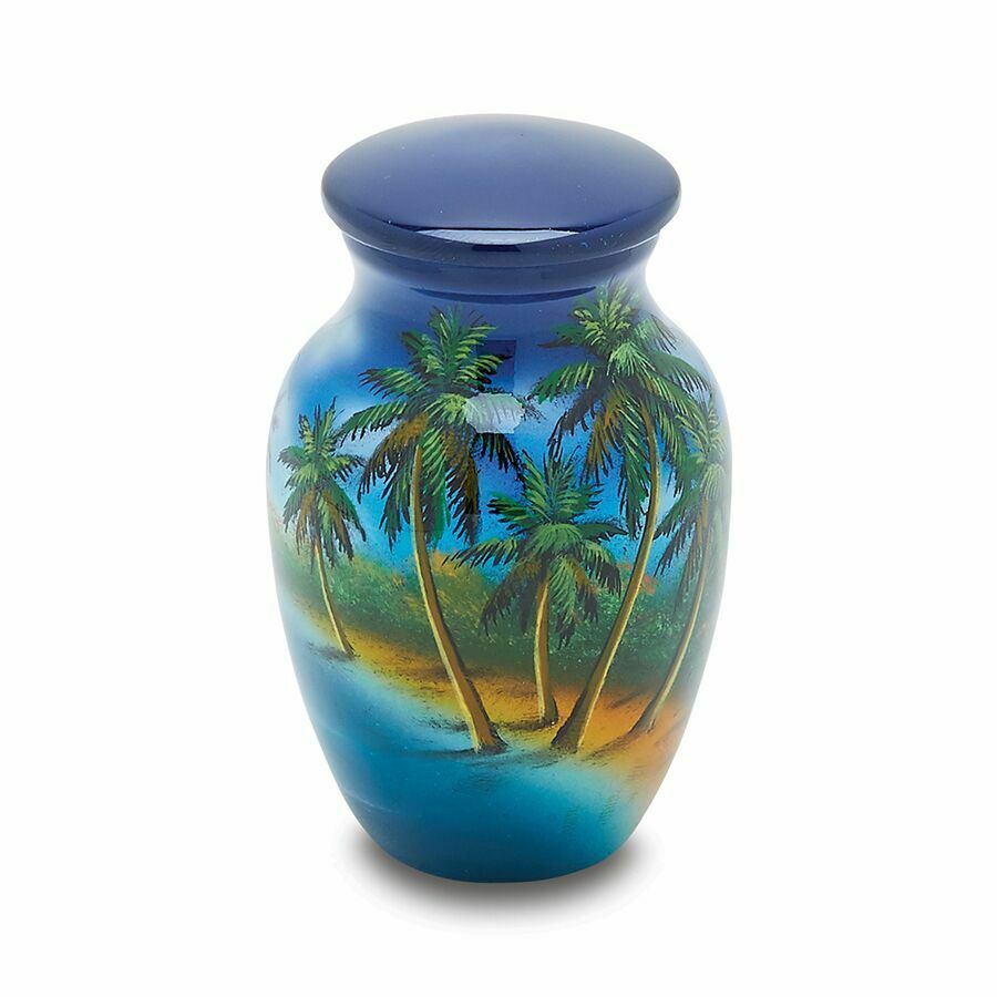 Paradise 3 Cubic Inches Small/Keepsake Funeral Funeral Cremation Urn for Ashes
