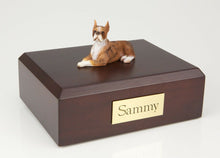 Load image into Gallery viewer, Boxer Brindle Pet Funeral Cremation Urn Avail in 3 Different Colors &amp; 4 Sizes
