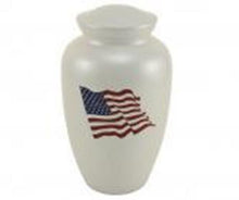 Load image into Gallery viewer, Heart Keepsake Funeral Cremation Urn for ashes,3 Cubic Inches-Classic Color Flag
