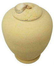 Load image into Gallery viewer, Large/Adult 220 Cubic Inch Biodegradable Oyster Shell Funeral Cremation Urn
