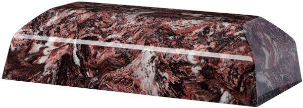 Large 298 Cubic Inch Firerock Zenith Cultured Marble Cremation Urn for Ashes