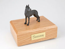Load image into Gallery viewer, Great Dane Black Pet Funeral Cremation Urn Available in 3 Diff Colors &amp; 4 Sizes
