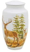 Load image into Gallery viewer, Two Deer 210 Cubic Inches Large/Adult Funeral Cremation Urn for  Ashes
