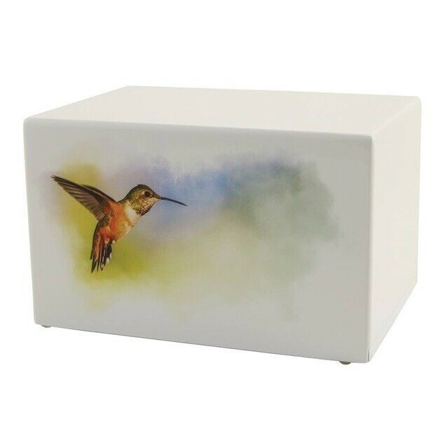Large/Adult Somerset Hummingbird Box Cremation Urn for Ashes, 200 Cubic Inches