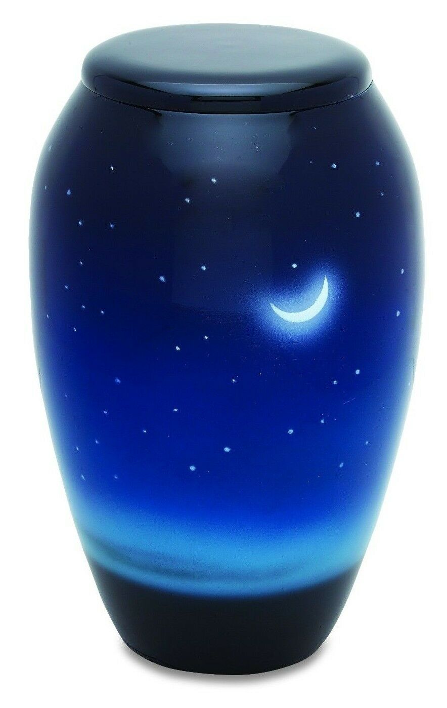 Starry Night 210 Cubic Inches Large/Adult Funeral Cremation Urn for Ashes