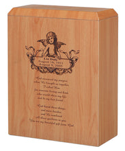 Load image into Gallery viewer, Large/Adult 215 Cubic Inches Light Grain Simplicity Cremation Urn for Ashes
