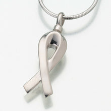 Load image into Gallery viewer, Sterling Silver Remembrance Ribbon Memorial Jewelry Funeral Cremation Urn
