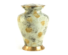 Load image into Gallery viewer, Keepsake Funeral Cremation Urn for ashes,3 Cubic Inches-Glenwood White Marble
