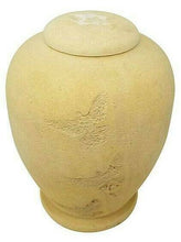 Load image into Gallery viewer, Large/Adult 220 Cubic Inch Biodegradable Flying Dove Funeral Cremation Urn
