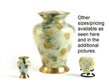 Load image into Gallery viewer, 6 Keepsake Set Cremation Urns for ashes,5 Cubic Inches ea.-Glenwood White Marble
