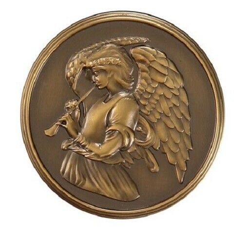 Howard Miller 800-164 (800164) 3 Inch Angel Medallion for Cremation Chest