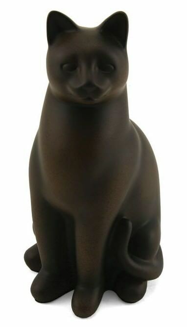 Small/Keepsake Tabby Elite Cat Resin Funeral Cremation Urn, 25 Cubic Inches