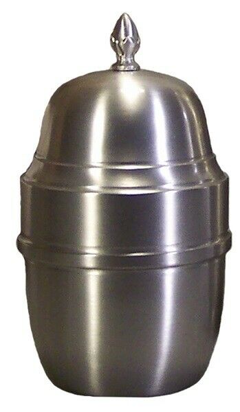Small/Keepsake 54 Cubic Inch Pewter Midas Funeral Cremation Urn for Ashes