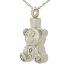 Load image into Gallery viewer, Teddy Bear Stainless Steel Pendant/Necklace Funeral Cremation Urn for Ashes
