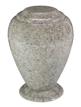 Load image into Gallery viewer, Large 235 Cubic Inch Georgian Vase Sandstone Cultured Marble Cremation Urn
