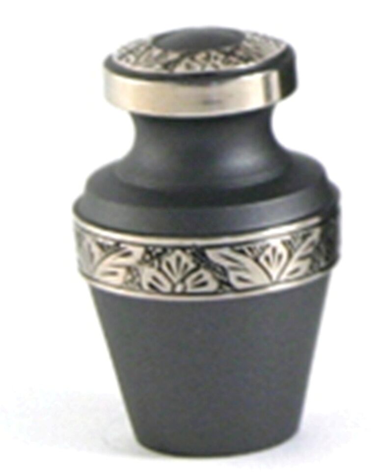 6 Keepsake Set Pewter Funeral Cremation Urns for Ashes, 5 Cubic Inches each