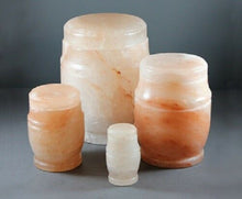 Load image into Gallery viewer, Biodegradable, Eco-Friendly Salt Funeral Cremation Urn, 90 Cubic Inches
