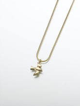 Load image into Gallery viewer, Gold Vermeil Dove Memorial Jewelry Pendant Funeral Cremation Urn
