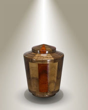 Load image into Gallery viewer, Trinity Keepsake Wood Funeral Cremation Urn, 14 Cubic Inches
