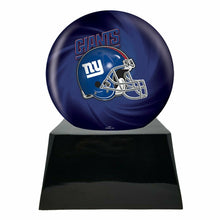 Load image into Gallery viewer, Large/Adult 200 Cubic Inch New York Giants Metal Ball on Cremation Urn Base
