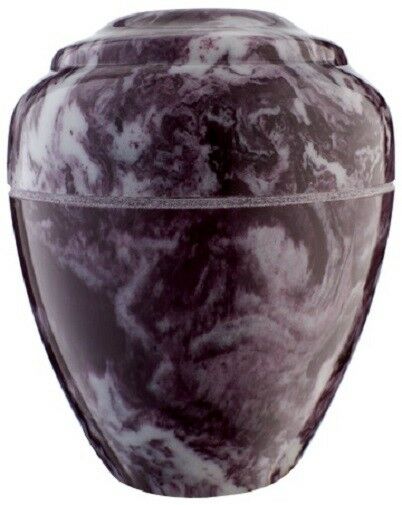 Small/Keepsake 18 Cubic Inch Merlot Vase Cultured Marble Cremation Urn for Ashes