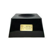 Load image into Gallery viewer, Large/Adult 200 Cubic Inch Jacksonville Jaguars Metal Ball on Cremation Urn Base

