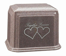 Load image into Gallery viewer, Extra-Large 500 Cubic Ins Granite Companion Cremation Urn - Choice of 15 Colors
