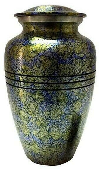 Large/Adult 200 Cubic Inch Metal Oceana Funeral Cremation Urn for Ashes
