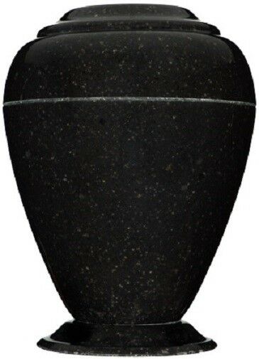 Large/Adult 235 Cubic Inch Georgian Vase Bombay Cultured Granite Cremation Urn