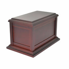 Load image into Gallery viewer, Large/Adult 200 Cubic Ins Rose Wood Funeral Cremation Urn for Ashes with Photo
