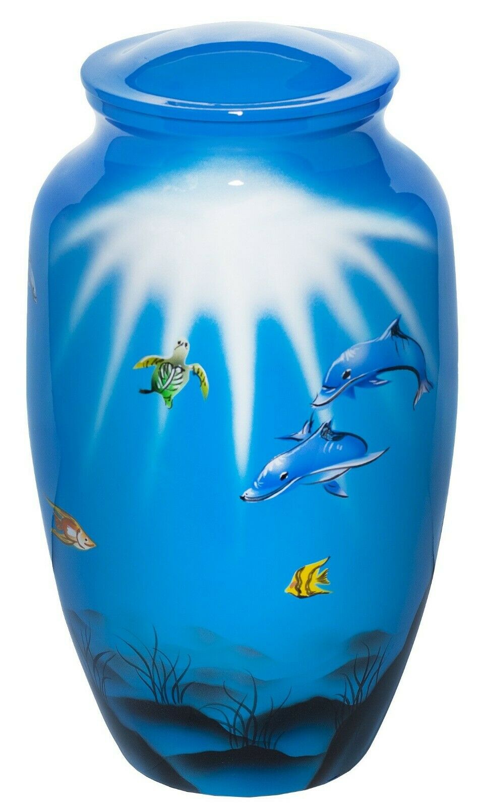 Deep Sea Wonder 210 Cubic Inches Large/Adult Funeral Cremation Urn for Ashes