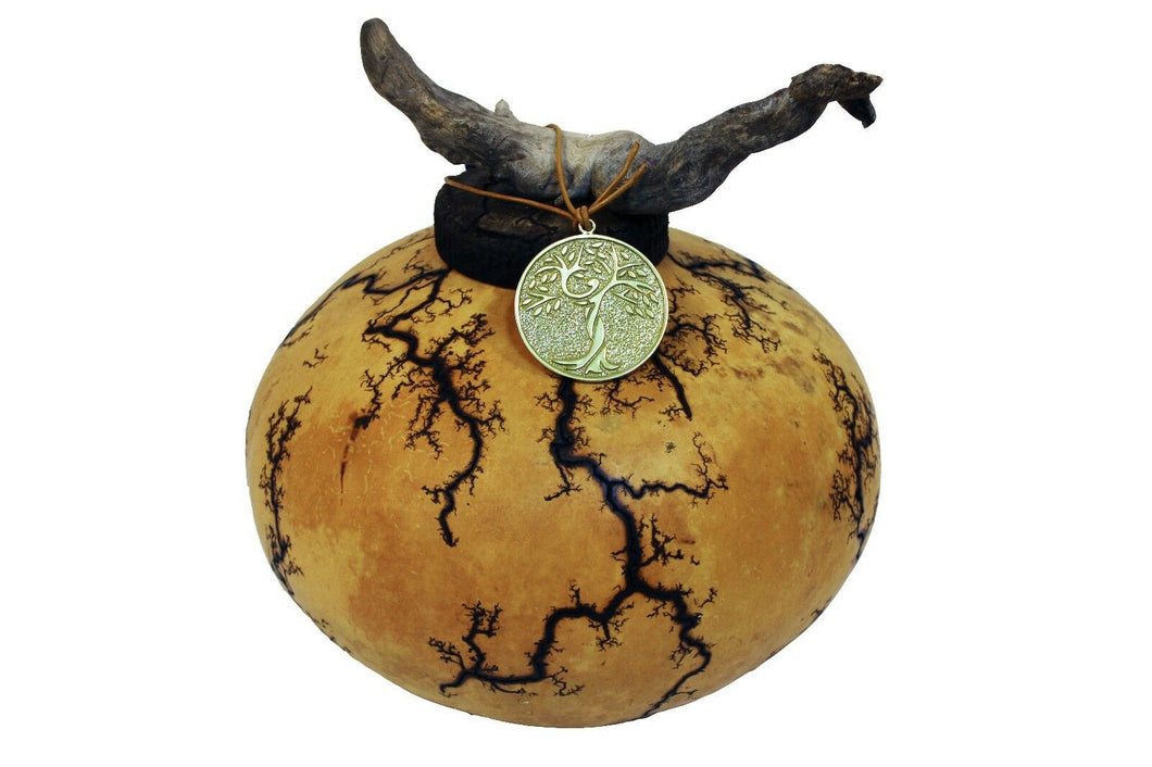 Large/Adult 220 Cubic Inches Gourd Funeral Cremation Urn for Ashes