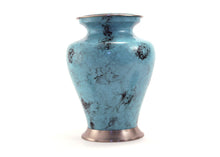 Load image into Gallery viewer, Keepsake Funeral Cremation Urn for ashes,5 Cubic Inches-Glenwood Blue Marble
