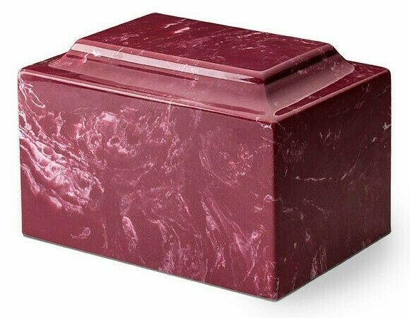 Classic Marble Berry Oversized 325 Cubic Inches Cremation Urn Ashes TSA Approved