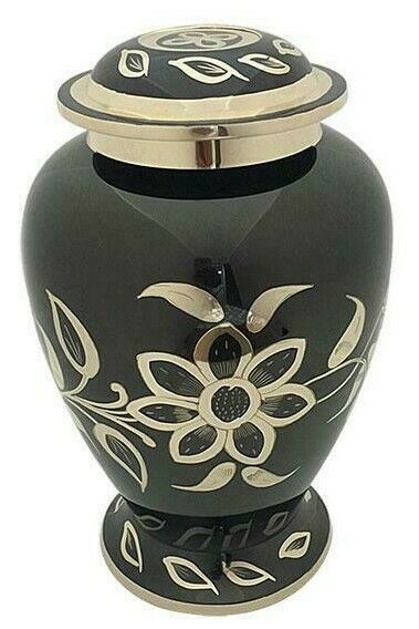 Large/Adult 200 Cubic Inch Delta Atlas Brass Funeral Cremation for Ashes