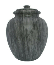 Load image into Gallery viewer, Large/Adult 205 Cubic Inches Gray Legacy Natural Marble Urn for Cremation Ashes
