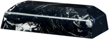 Load image into Gallery viewer, Large 298 Cubic Inch Black Marlin Zenith Cultured Marble Cremation Urn for Ashes
